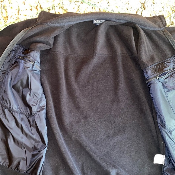 Men’s Lands’ End Size L full zip fleece - Picture 8 of 10